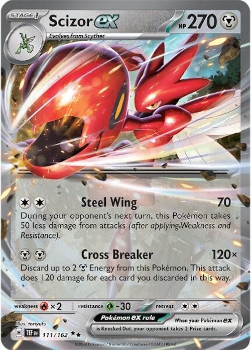 Pokemon TCG Scizor ex (TEF 111)