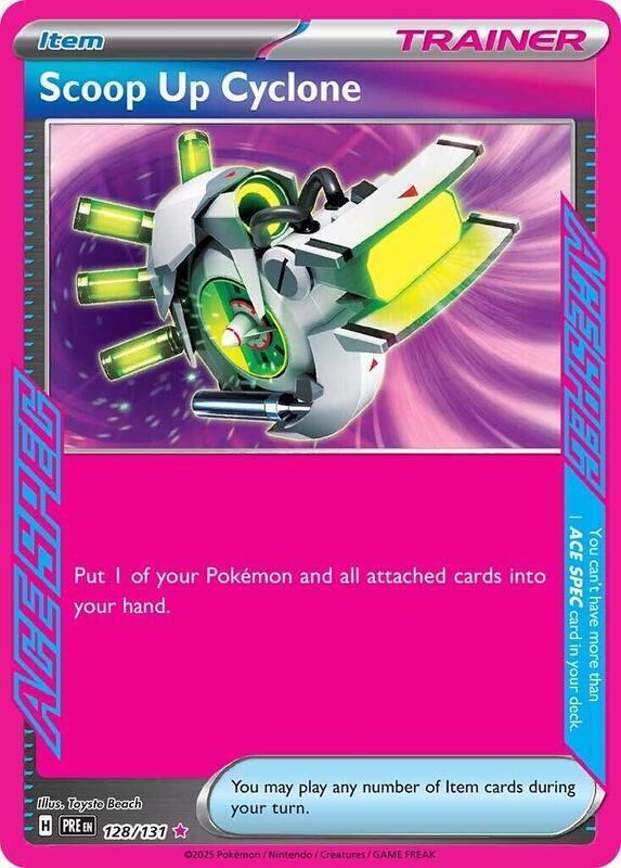 Pokemon TCG Scoop Up Cyclone (PRE 128)
