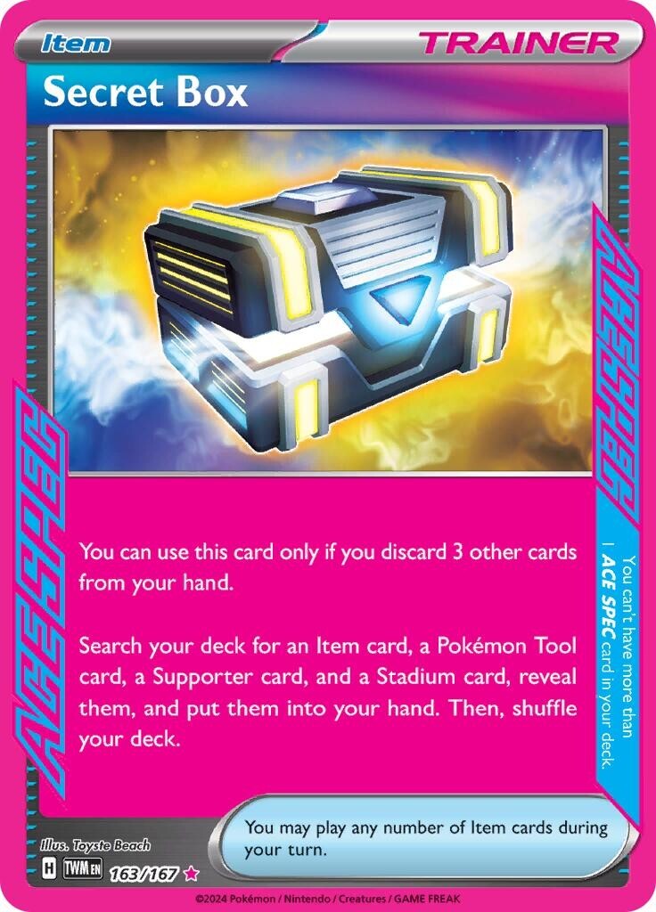 Pokemon TCG Secret Box (TWM 163)