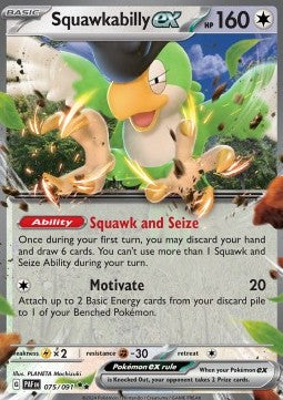 Pokemon TCG Squawkabilly ex (PAF 075)
