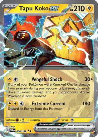 Pokemon TCG Tapu Koko ex (PAR 068)