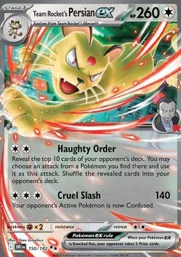 Pokemon TCG Team Rocket's Persian ex (DRI 150)