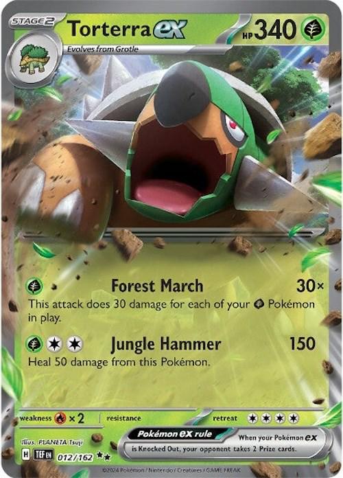 Pokemon TCG Torterra ex (TEF 012)