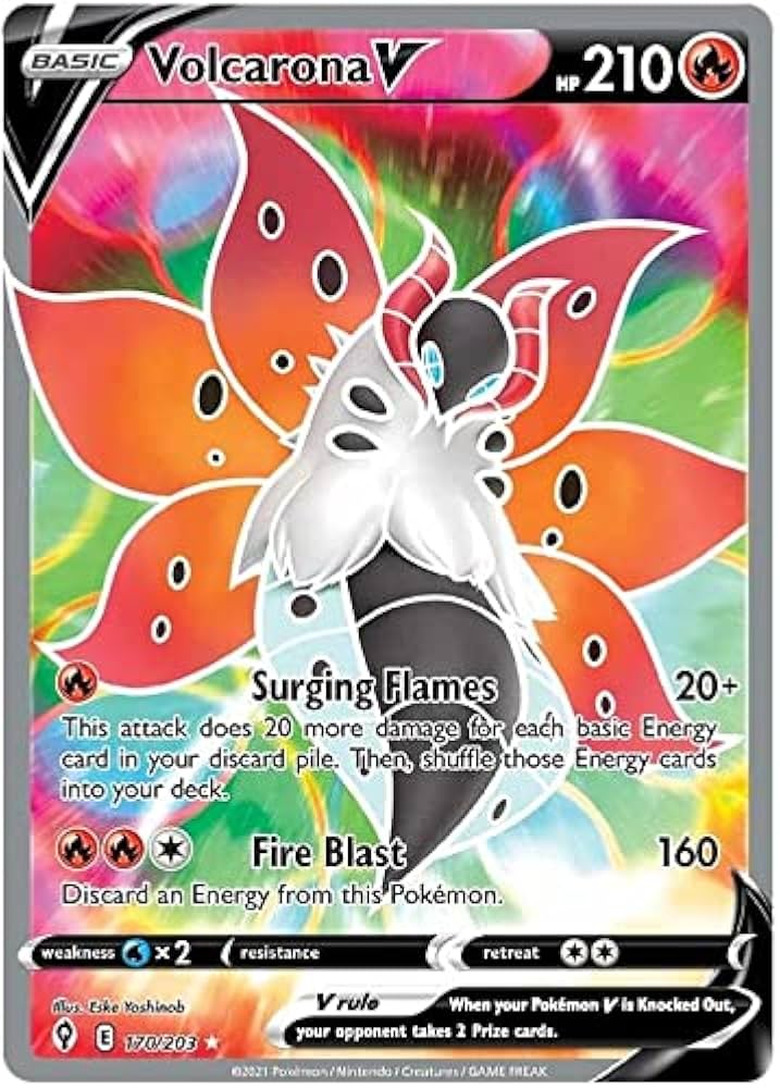 Pokemon TCG Volcarona V (EVS 170)