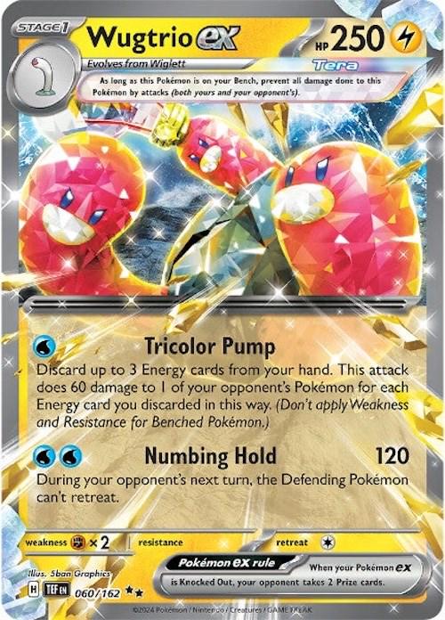 Pokemon TCG Wugtrio ex (TEF 060)