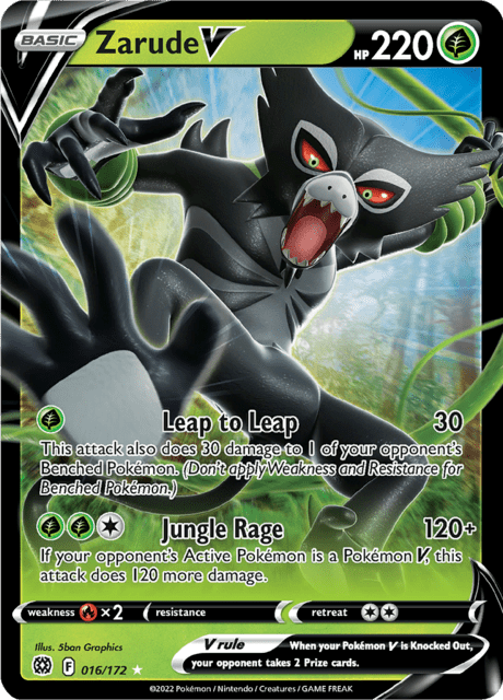 Pokemon TCG Zarude V (BRS 016)