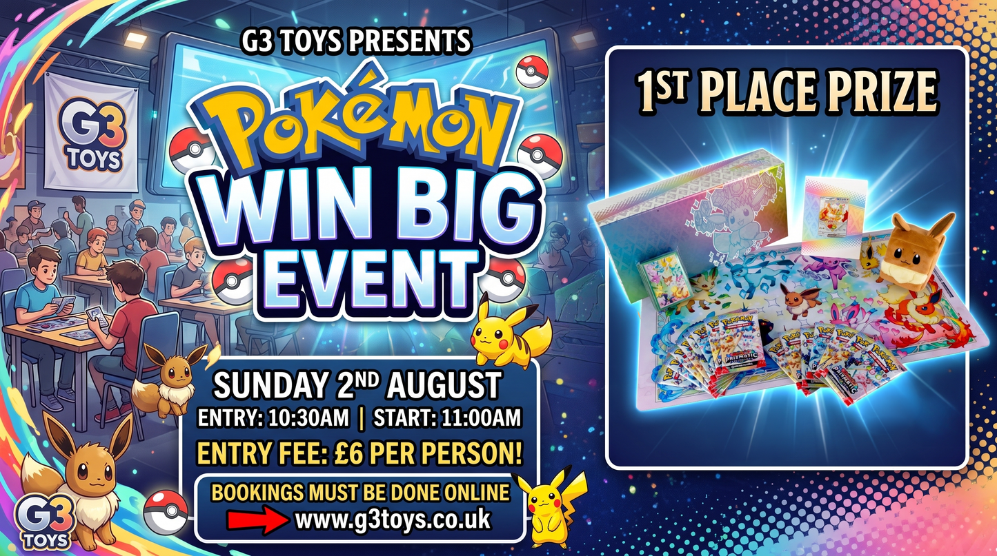 G3 Toys Pokemon Win Big Event