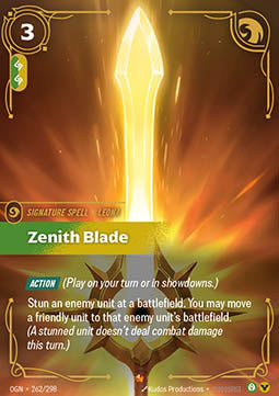 Riftbound Zenith Blade (OGN 262/298)