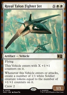 Magic the Gathering Royal Talon Fighter Jet (MSC 0024)