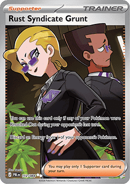 Pokemon TCG Rust Syndicate Grunt (PBL 112)