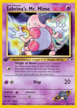Pokemon TCG Sabrina's Mr. Mime (GH 94)