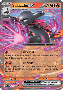 Pokemon TCG Salazzle ex (POR 016)