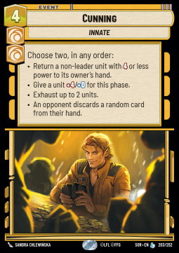 Star Wars Unlimited Cunning 203252