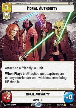 Star Wars Unlimited Moral Authority (V.1)