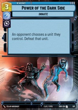 Star Wars Unlimited Power of the Dark Side Holo 307