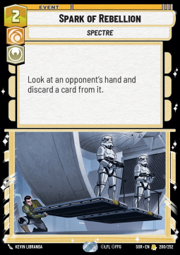 Star Wars Unlimited Spark of Rebellion Holo 200252