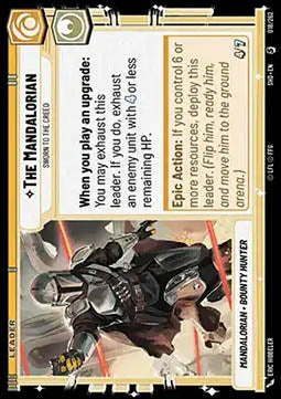Star Wars Unlimited The Mandalorian Sworn to the Creed 018262