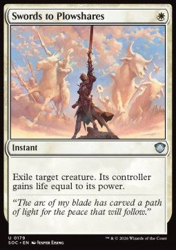 Magic the Gathering Swords to Plowshares (SCD 037)