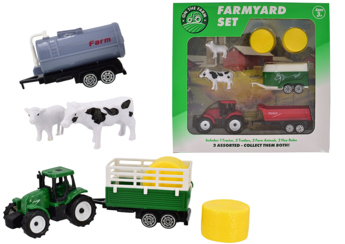 7pc On The Farm Playset