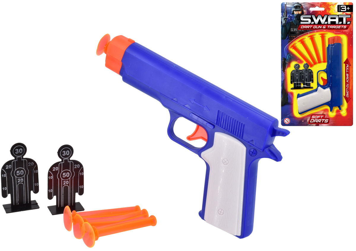 Police Dart Gun And Target Set