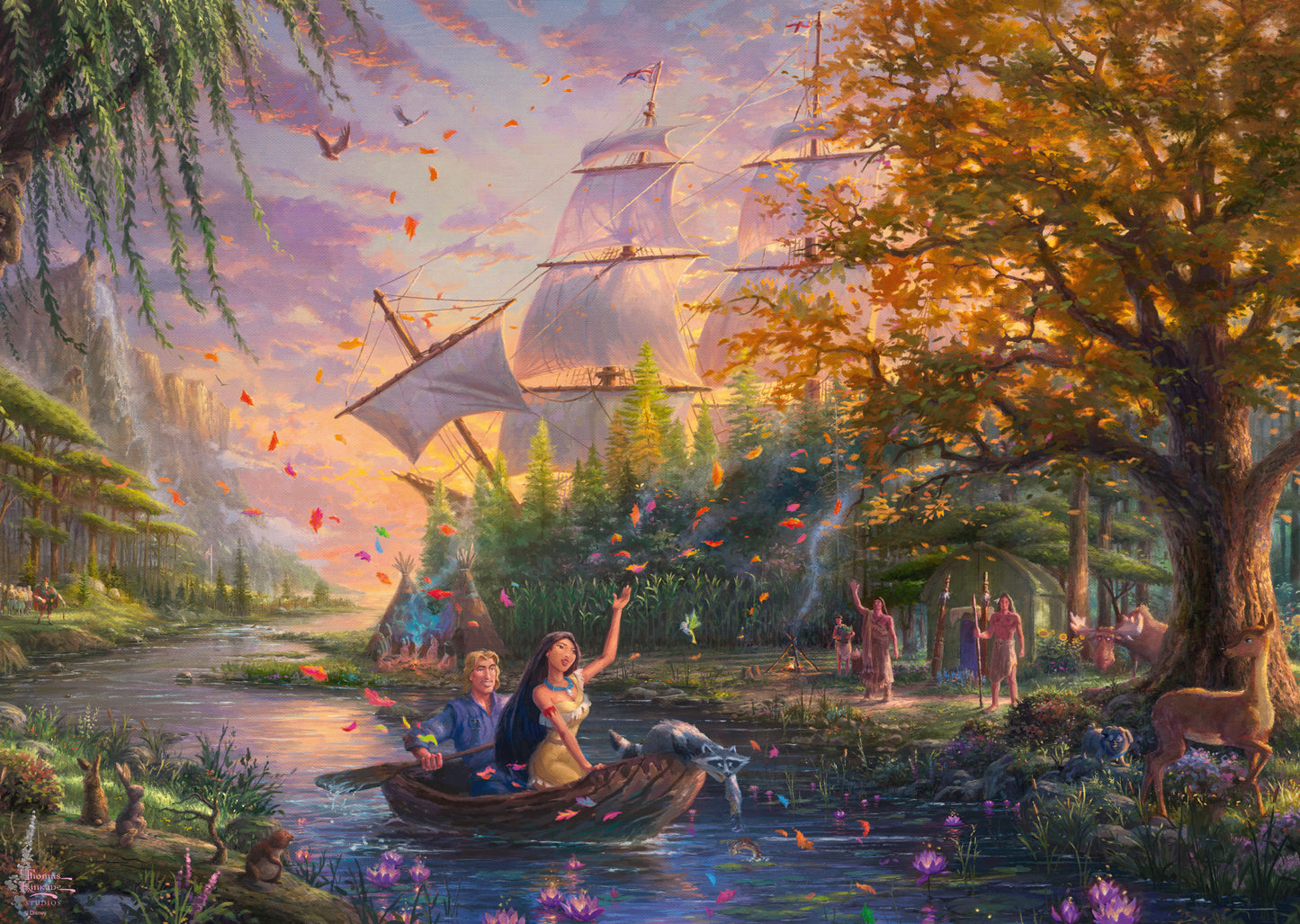 Thomas Kinkade: Disney Pocahontas (1000pc)