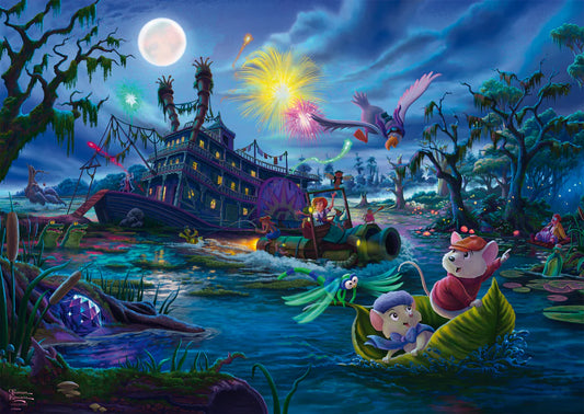 Thomas Kinkade Disney The Rescuers 1000pc Puzzle