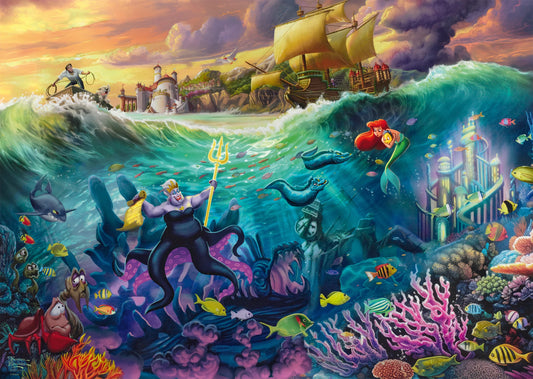 Thomas Kinkade Disneys The Little Mermaid Ursula Puzzle