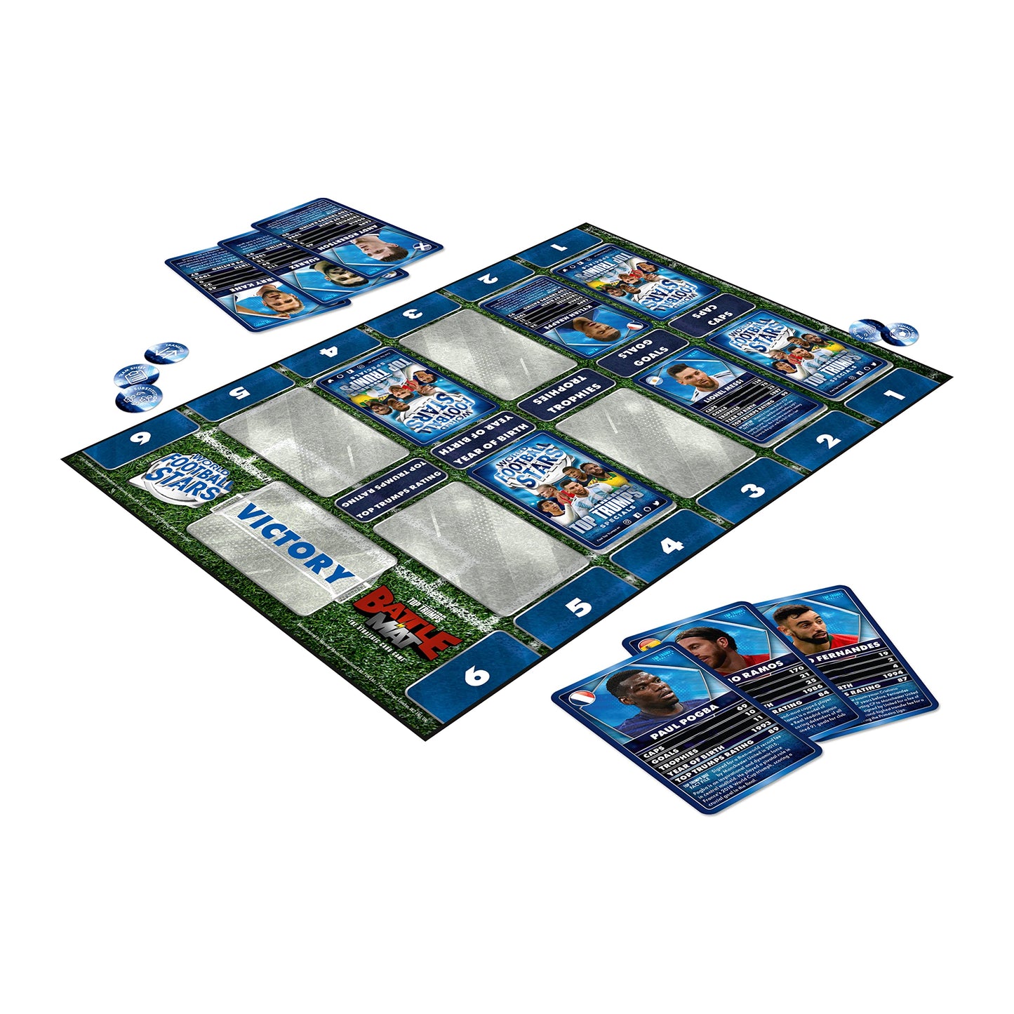 Top Trumps Battle Mat: World Football Stars