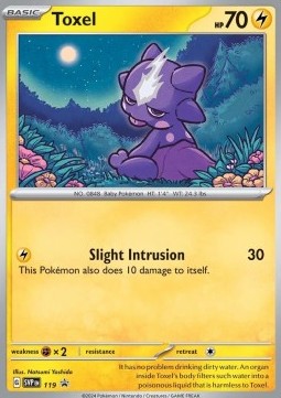 Pokemon TCG Toxel (SVP 119)