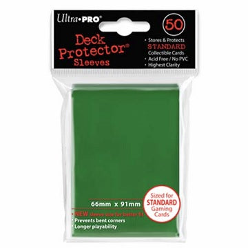 Ultra Pro - Standard Card Sleeves 50pk - Green