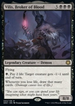 Magic the Gathering Vilis, Broker of Blood (GN3 063/136)
