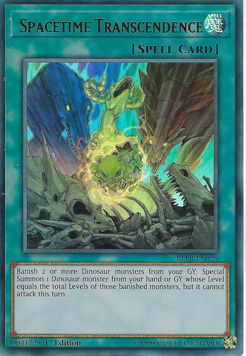 Yu-Gi-OH TCG Spacetime Transcendence BLLR-EN029 (1st Edition)