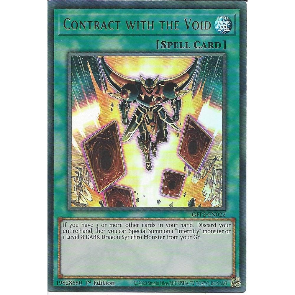 Yu-Gi-Oh TCG Contract with the Void GFP2-EN022