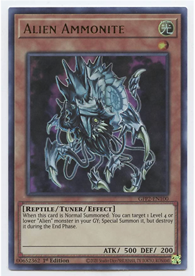 Yu-Gi-Oh! TCG Alien Ammonite GFP2-EN100 (1st Edition)