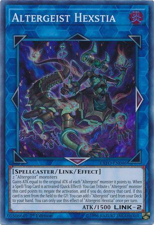 Yu-Gi-Oh TCG Altergeist Hexstia EXFO-EN046 (1st Edition)