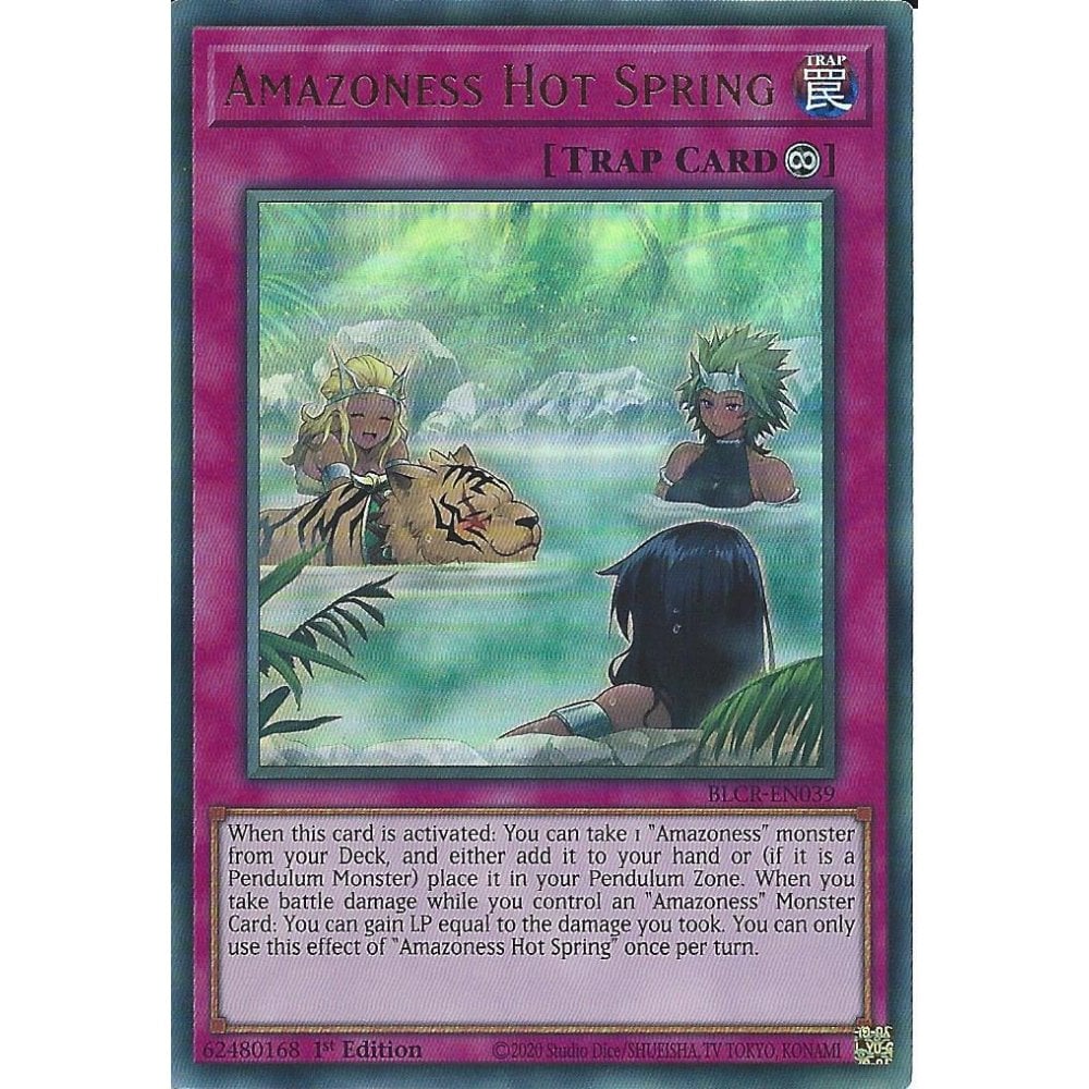 Yu-Gi-Oh TCG Amazoness Hot Spring BLCR-EN039