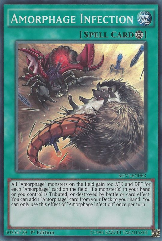 Yu-Gi-Oh TCG Amorphage Infection (SHVI-EN063)