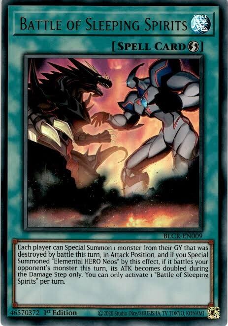 Yu-Gi-Oh TCG Battle of Sleeping Spirits BLCR-EN009 (1st Edition)