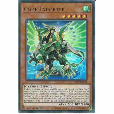 Yu-Gi-Oh TCG Code Exporter GFP2-EN024 (1st Edition)