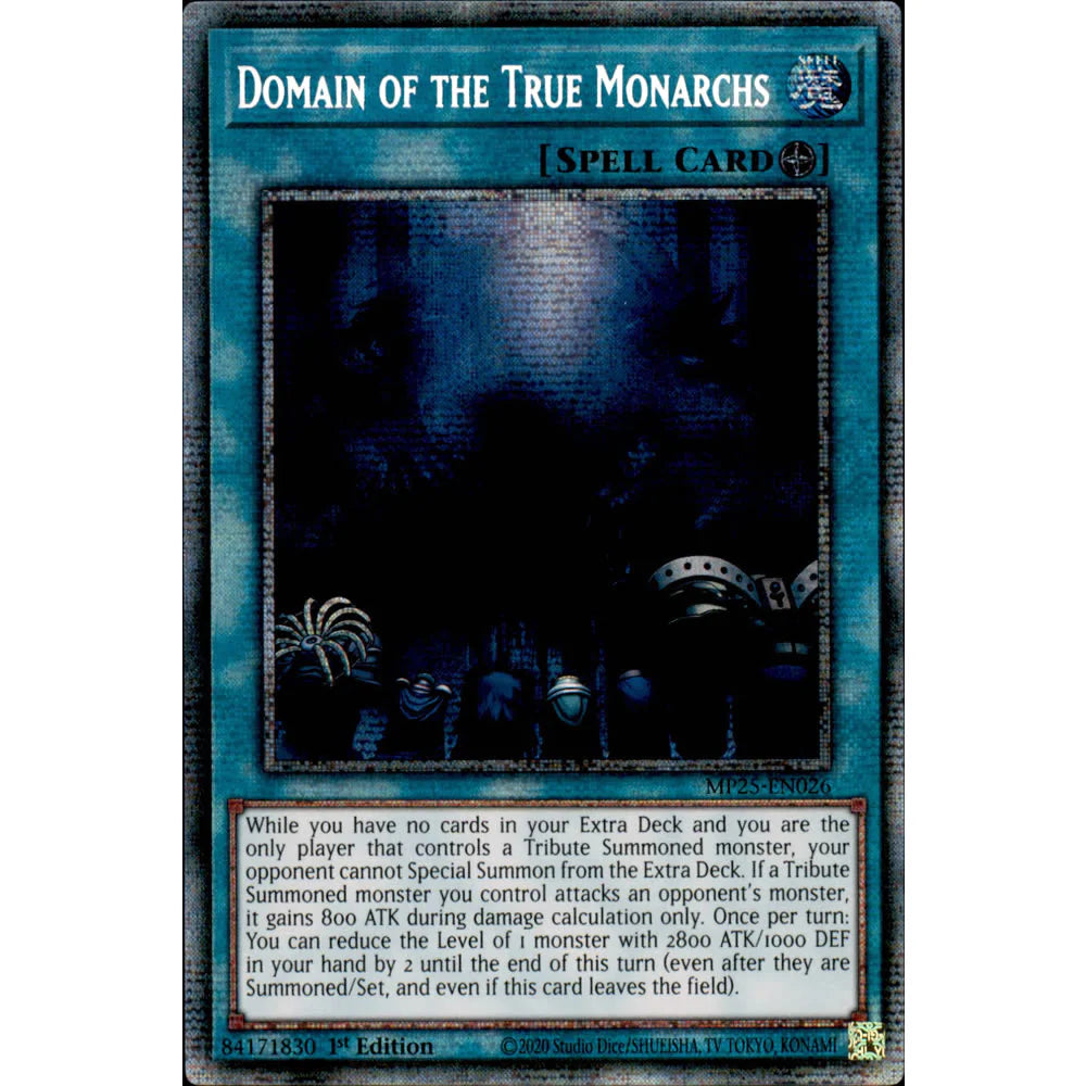 Yu-Gi-Oh TCG Domain of the True Monarchs MP25-EN026