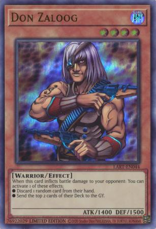Yu-Gi-Oh TCG Don Zaloog LART-EN044 (Lost Art Promo, Limited Edition, S – G3  Toys Weston