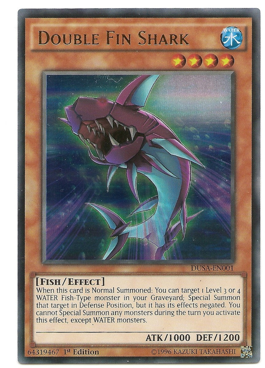 Yu-Gi-Oh TCG Double Fin Shark DUSA-EN001 (1st Edition)