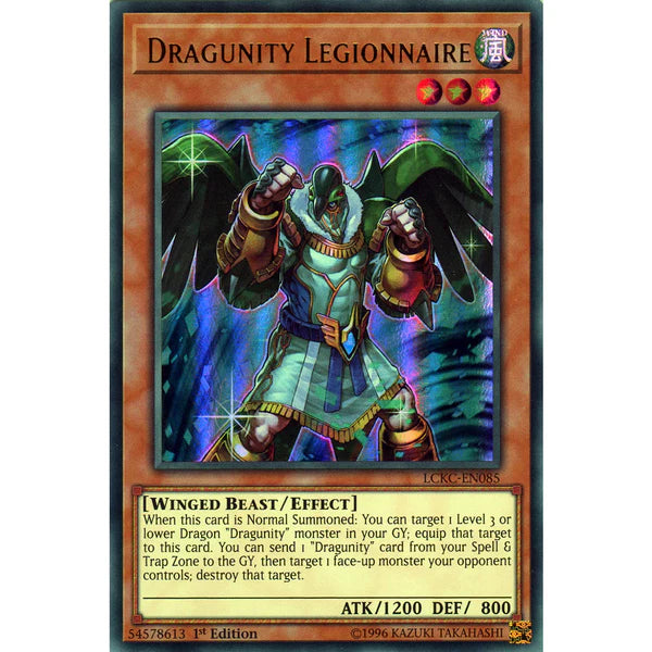 Yu-Gi-Oh TCG Dragunity Legionnaire LCKC-EN085 (1st Edition)