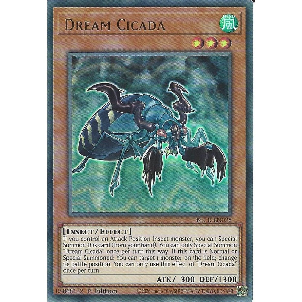 Yu-Gi-Oh TCG Dream Cicada BLCR-EN028 (1st Edition)