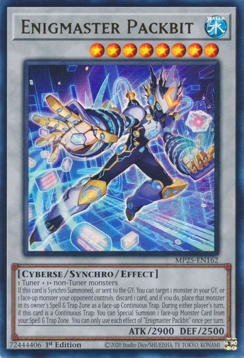 Yu-Gi-Oh TCG Enigmaster Packbit MP25-EN162