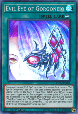 Yu-Gi-Oh TCG Evil Eye of Gorgoneio CHIM-EN062 (1st Edition)