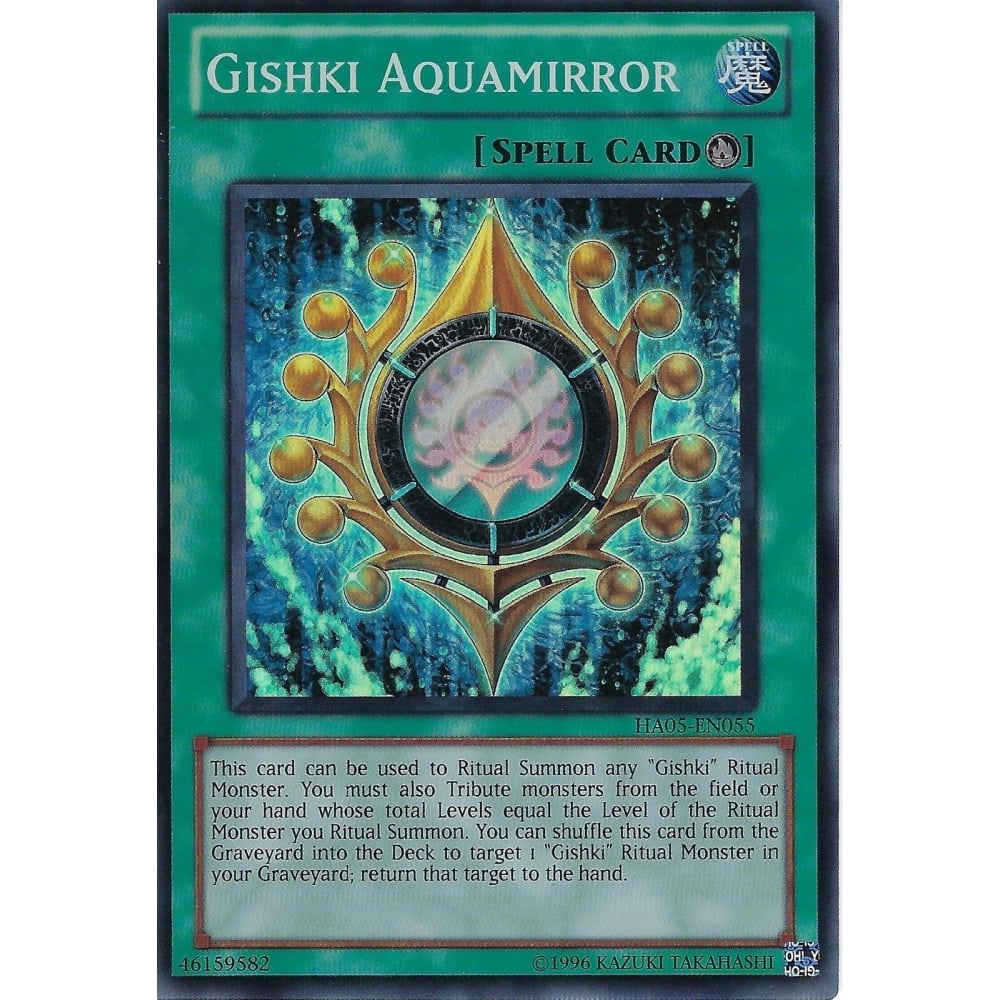 Yu-Gi-Oh TCG Gishki Aquamirror HA05-EN055