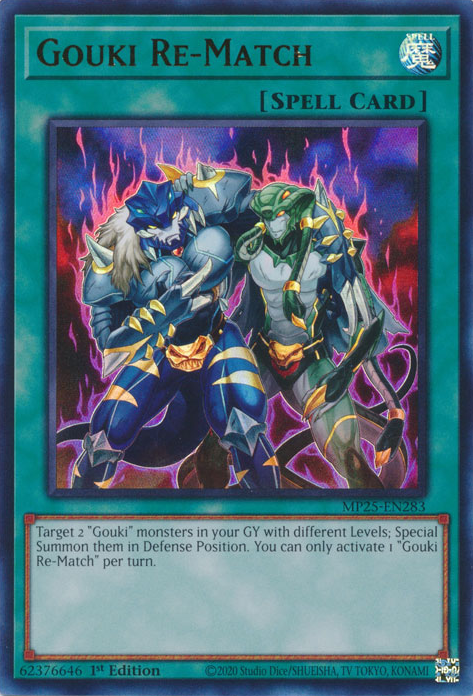 Yu-Gi-Oh TCG Gouki Re-Match MP25-EN283 (1st Edition)
