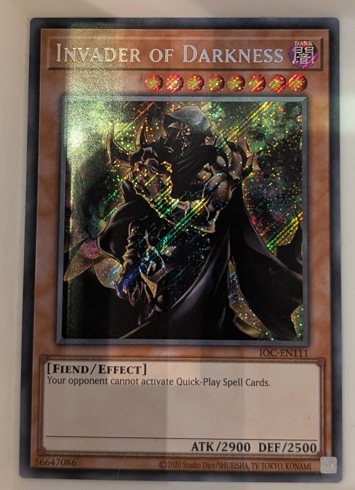 Yu-Gi-Oh TCG Invader of Darkness IOC-EN111