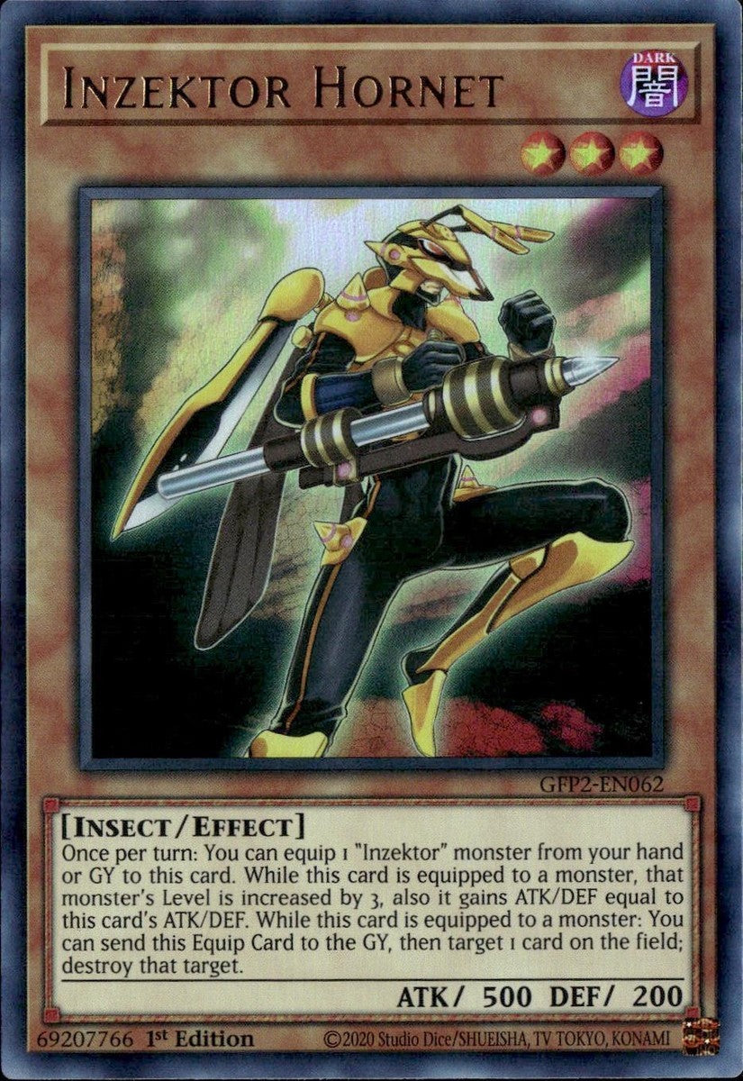 Yu-Gi-Oh TCG Inzektor Hornet GFP2-EN062 (1st Edition)